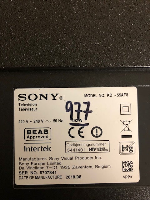 Grade B Sony KD-55AF8 55