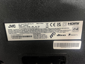 JVC LT-43CF330 43" 4K Smart TV 9months warranty