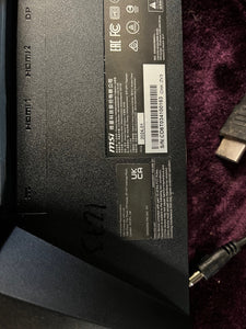 MSI G271F FHD Gaming monitor 9 months warranty
