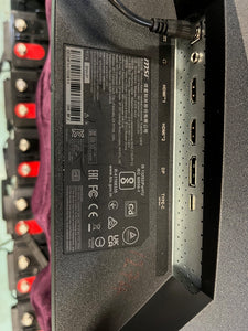 Monitor only MSI MAG24UPF QHD Gaming monitor 3 months warranty