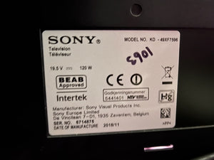 Sony KD-49XF7596  49" 4K HDR Smart TV 9months warranty