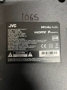 JVC LT-43CA890b 43" 4K Smart TV 9months warranty