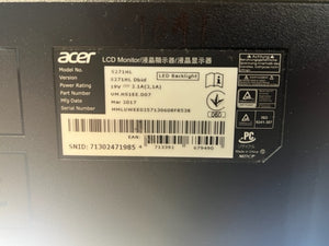 Acer S271HL 27" Gaming Monitor 12 months Warranty
