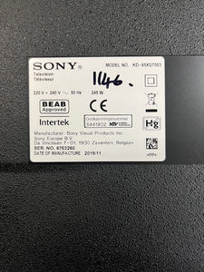 Sony KD-65XG7003  65" 4K HDR Smart TV 12months warranty