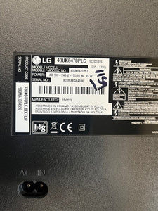 LG 43UK6470PLC 43" 4K Smart TV 9months warranty
