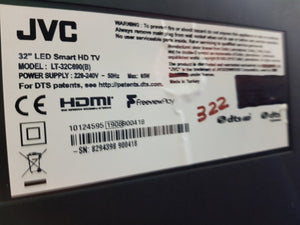 JVC LT-32C690 32" Full 1080p HD Smart TV 3months warranty