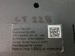 High Spec Laptop. Refurb lenovo V155-15API 12months warranty