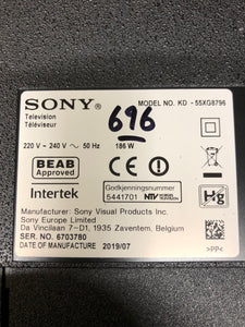 Grade B Sony KD-55XG8796  55" 4K HDR Smart TV 12months warranty